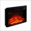 Foyer électrique encastrable 18 po 1400 W 120 V, support stable, conception multifonctionnelle