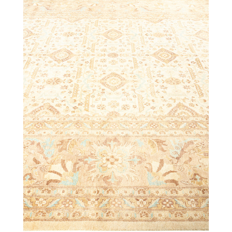 Hizar One-of-a-Kind 9' 1" X 11' 10" Hand Knotted Area Rug