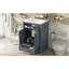 Meuble-lavabo 24 po avec lavabo intégré en céramique, meuble-lavabo à 2 portes, 1 tiroir basculant et meuble-lavabo simple pour salle de bain de petite et moyenne taille, bleu-1211905738