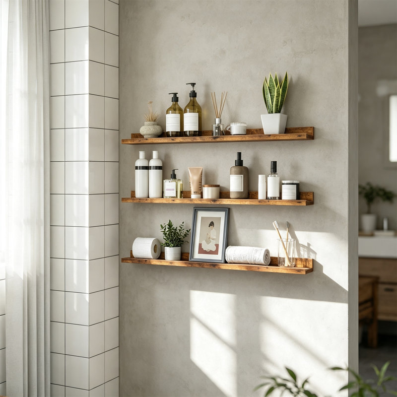 90cm Floating Shelves Set of 3