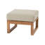 Venice Outdoor Teak Ottoman-1496741911