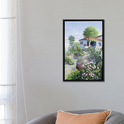 « italien jardin i », impression sur toile