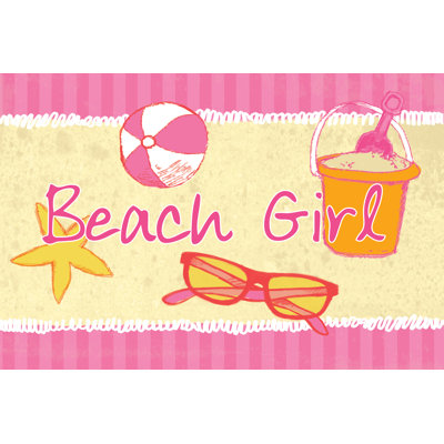 Beach Girl - Wrapped Canvas Print