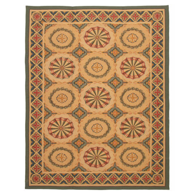 Dynasty Tan Tapestry Kilim 9'0" x 11'5"