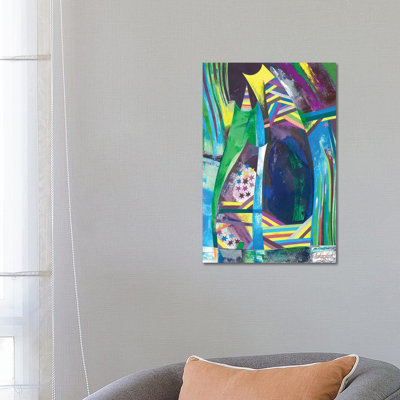 Three In Christmas Fireworks by Neli Lukashyk - Wrapped Canvas Gallery-Wrapped Canvas Giclée
