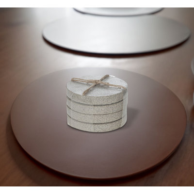 Ih Casadecor Round 4 Piece Coaster Set