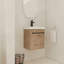 Meuble-lavabo flottant mural avec évier en céramique-715614102-715614103