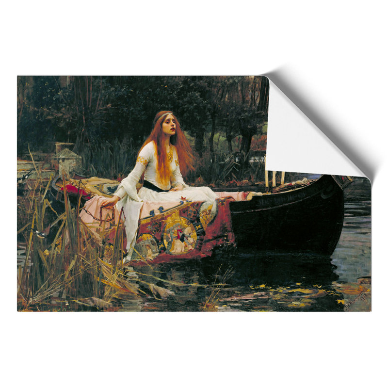 The Lady of Shalott by John William Waterhouse - Frameless Print, 42cm H x 59cm W x 0.1cm D