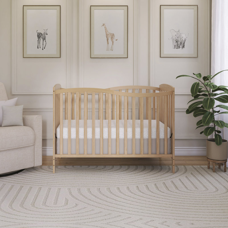 Lit de bébé convertible 5-en-1 Chelsea, Naturel