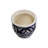 Home&Manor Ceramic Medium Planter Blue/White