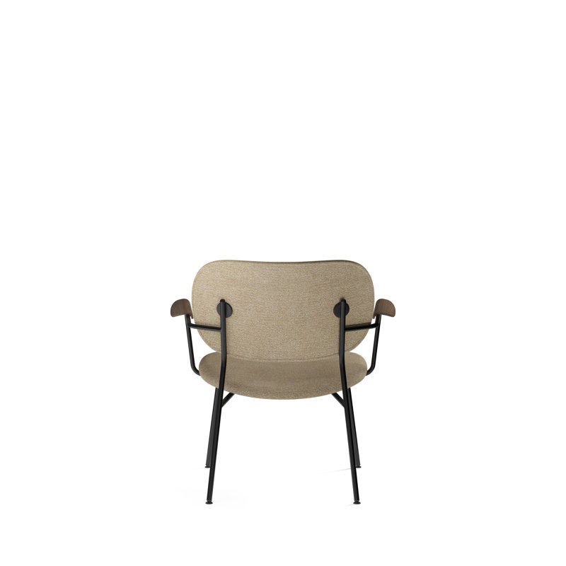 Co Armchair, Bouclé 02 Acrylic, Dark Stained Oak