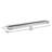 12" x 84" Stainless Steel Floor Trough Drain, 14-Gauge with Subway-Style Grating & Removable Drain Basket, NSF Listed (KM-FTG-1284)