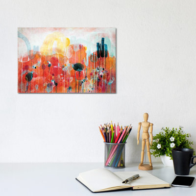 Nomadic II By Misako Chida - Wrapped Canvas Painting by Misako Chida - Wrapped Canvas Painting