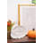 White Turkey Large Thanksgiving Stoneware Serving Platter