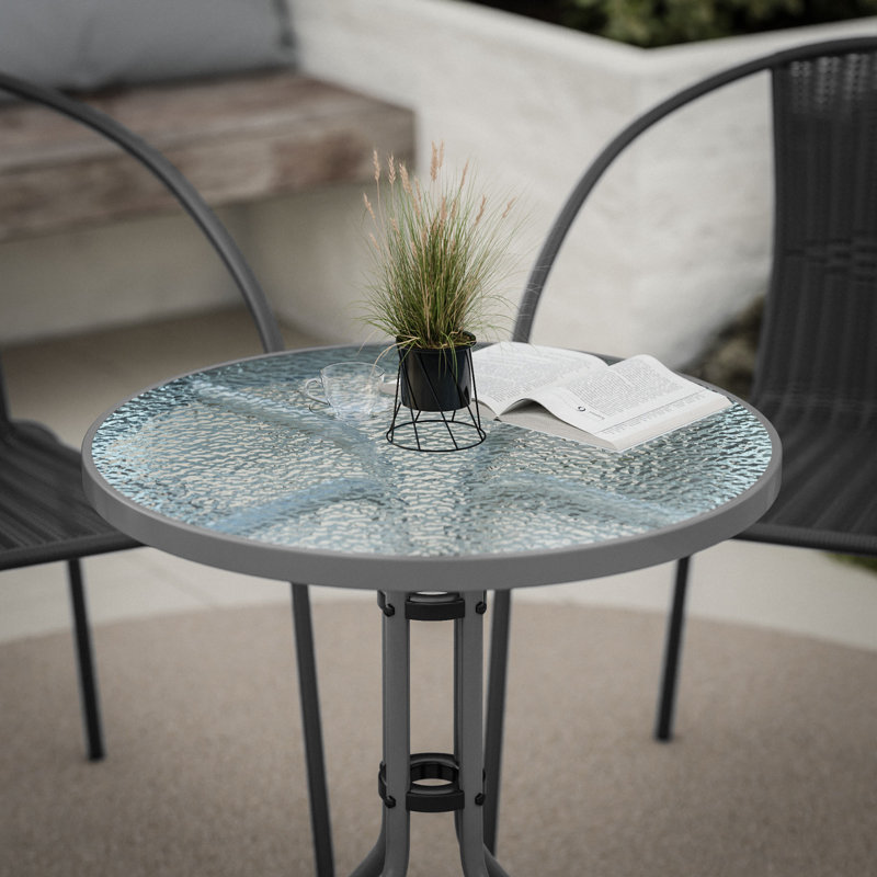 Krishunna 2 - Person Patio Dining Set with Round Table