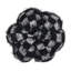 Décoration de citrouille noire 8,3 po x 8,3 po x 6,7 po, pour la décoration d'Halloween des Fêtes