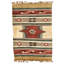 High-Quality Hand-Knotted Red And Beige Area Rug