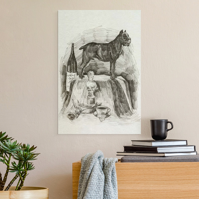 A Gentleman I -Canvas Print Only - NOT FRAMED, 12" H x 8" W