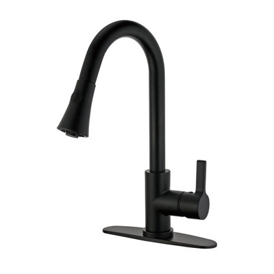 Kingston Brass Continental Single-Handle Pull-Down Kitchen Faucet