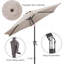Parasol de patio extérieur - Parasol de table Waterprool UV Prote ...