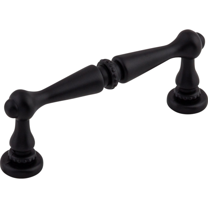 Edwardian 3" Center to Center Bar Pull, Black