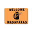 Tapis d'entrée orange 20 pi x 32 po Funny Orange Cat Welcome