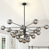 Kyiesha 21 - Light Dimmable Modern Linear Chandelier Sputnik Chandeliers Dining Room Chandelier