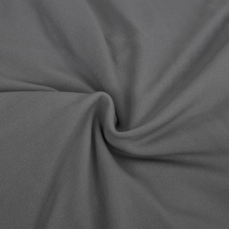 Box Cushion Sofa Slipcover,  Anthracite