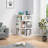 Cayhlin Wooden Corner Cabinet Storage With USB Ports And Outlets, Corner Cube Toy Storage For Small Space-1668921476