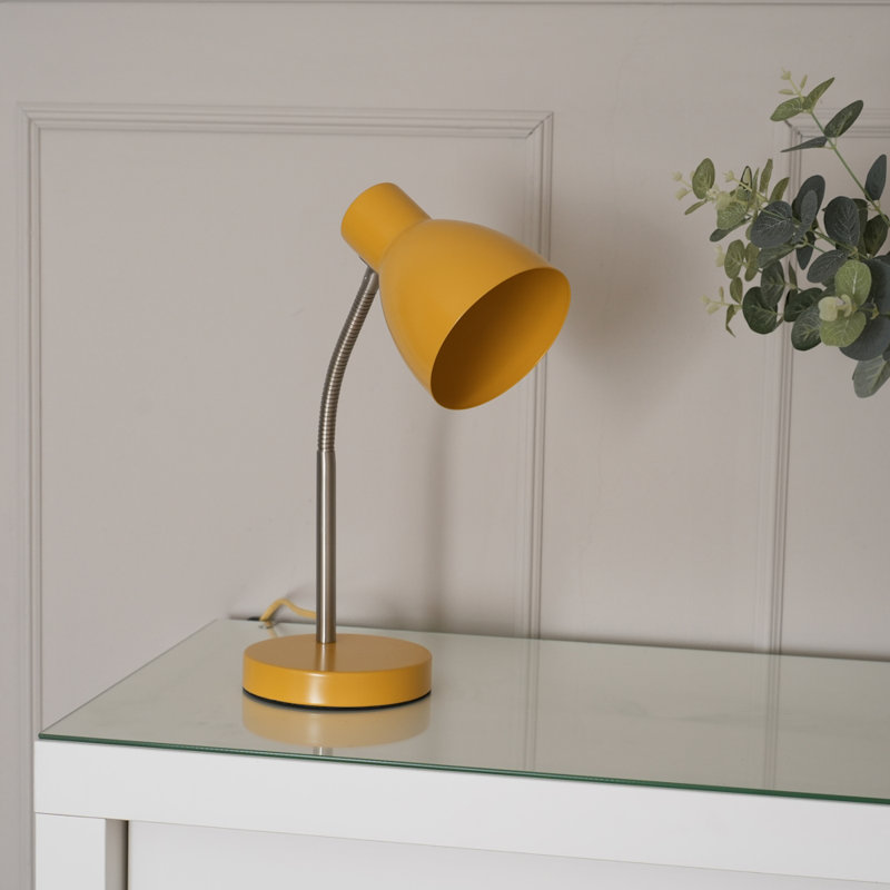 Rhyda Metal Table Lamp, No, Yellow