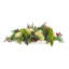 Holiday Arrangement with Hydrangeas, Ribbons and Berries