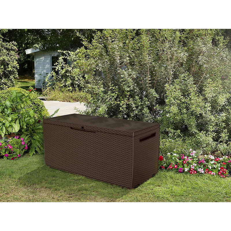 Keter Capri Garden Storage Box, Brown