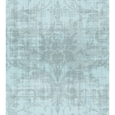 Palace Damask Non-Pasted Metallic Wallpaper