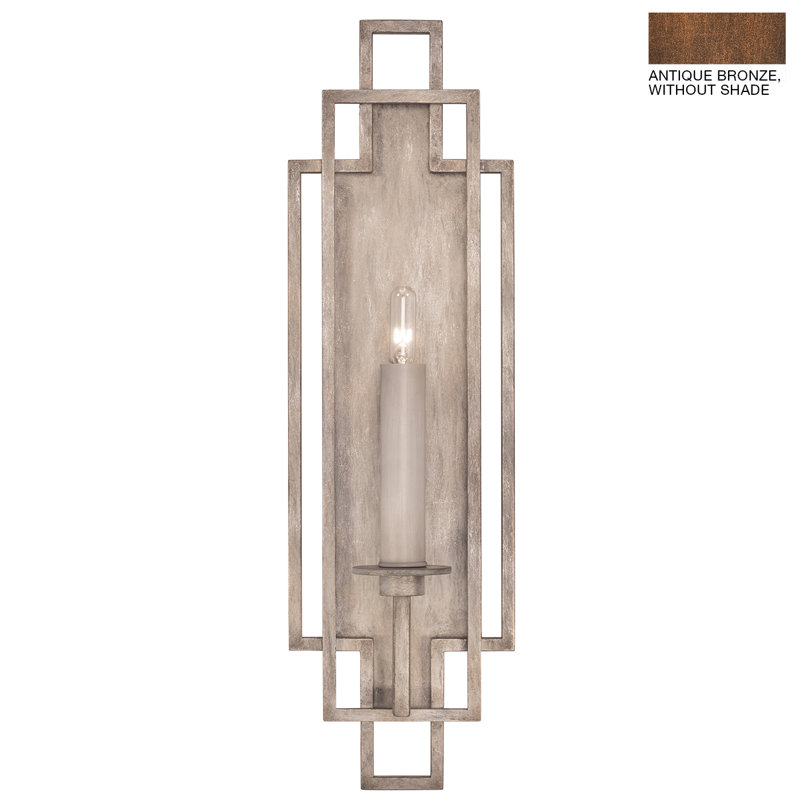 Cienfuegos 1 - Light Candle Wall Light, Antique Bronze