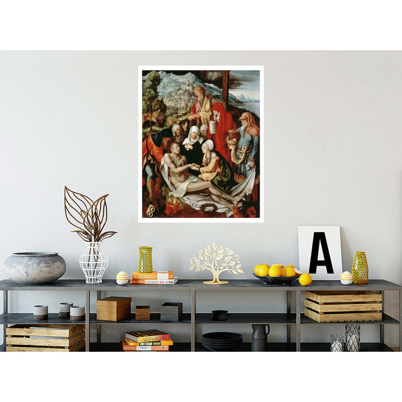 «Lamentation for Christ» par Albrecht Dürer - Estampe numérique, H 40 po x l 32 po