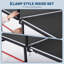 Table de ping-pong portative pliable de 8 pi avec filet, 2 raquettes et 3 balles, mode de lecture solo, jeu intérieur et extérieur