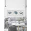 Lage bleu-gris-bleu triptyque-62252089