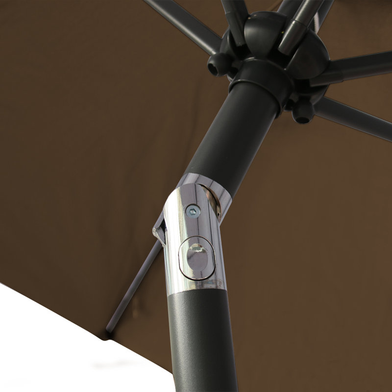 Pettit 2.5m Traditional Parasol Coffee