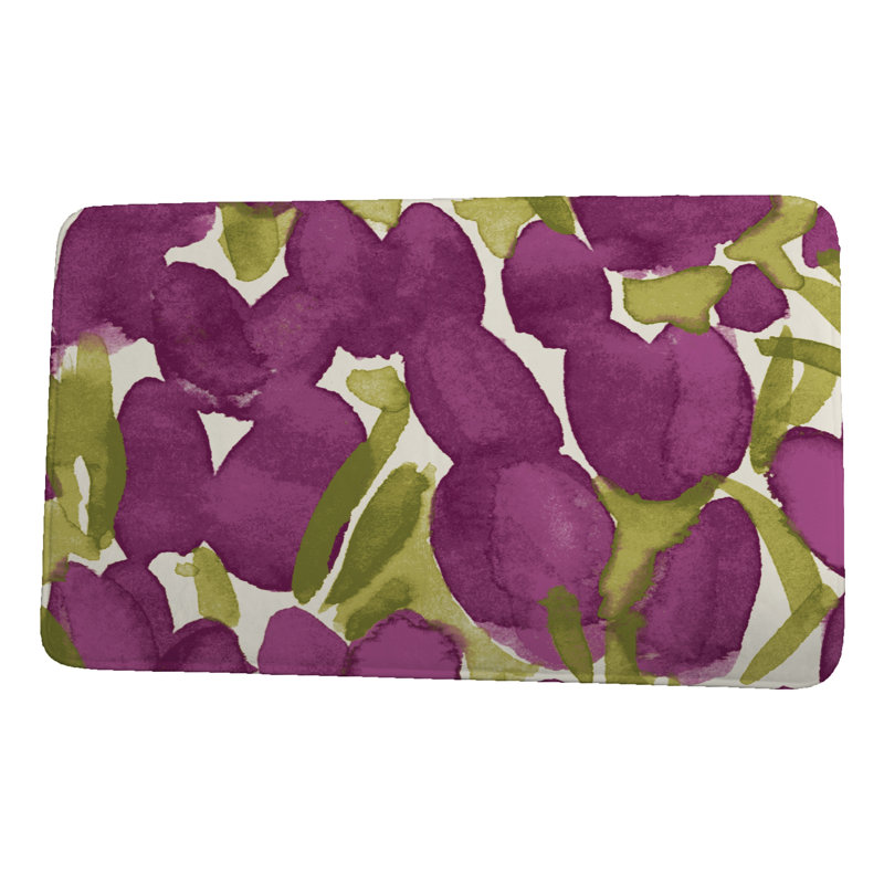 Tapis de bain Lucchesi, l 24 po x L 17 po, Mauve