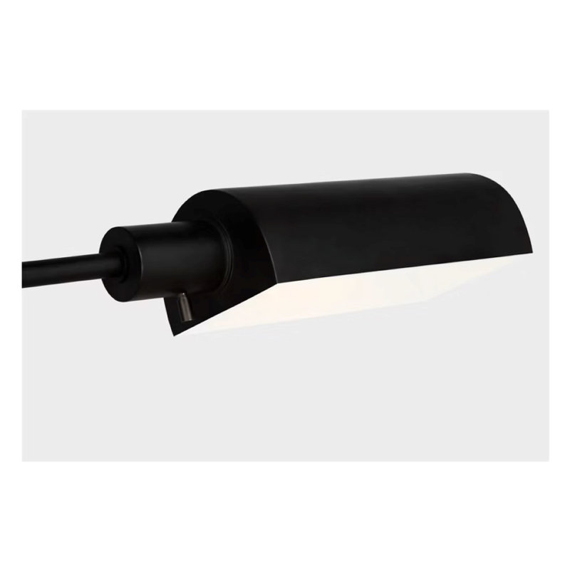 Lampe de lecture sur pied 47 po Kenyon par Chapman & Myers, Fer vieilli