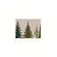 Snowy Pine Trees, Wall 16 x 20 po, art mural encastré en bois