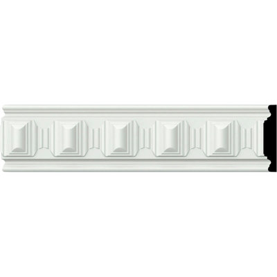 Rail de chaise Carrillo H 2 3/8 po x P 5/8 po, L 94 1/2 po (répétition 1 7/8 po)
