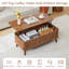 Table basse à plateau relevable avec rangement-1966384751