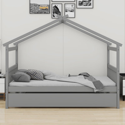 Lit House avec lit gigogne