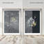Midnight Flora Set Shadowbox Floral & Botanical Print by Oliver Gal, Black Frame, 10 x 15-294893899-294893937