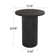 22'' Tall Solid Wood Round End Table Drum Side Table with Fluted Pedestal Base