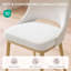 Chaise rembourrée en chenille avec pieds en bois massif-1815868053-1815868054