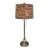 Brushed Nickel/Cream/Brown