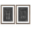 «Barware Blueprint I» par Antonyus Bunjamin (Abe) - ensemble de 2 reproductions d'art encadrées-921232699-921232696-859345217