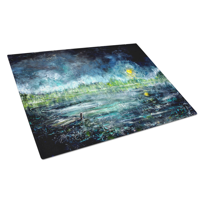 By The Moonlight Glass Cutting Board